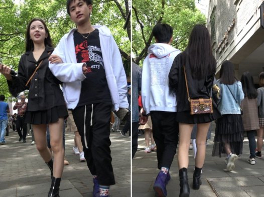 4K – 街拍性感的美腿短裙美女 [1.25 GB/MP4]