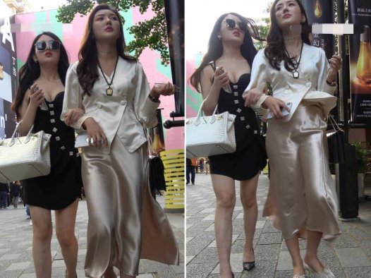 4K – 街拍低胸丰满黑色短裙美女 [1.96 GB/MP4]