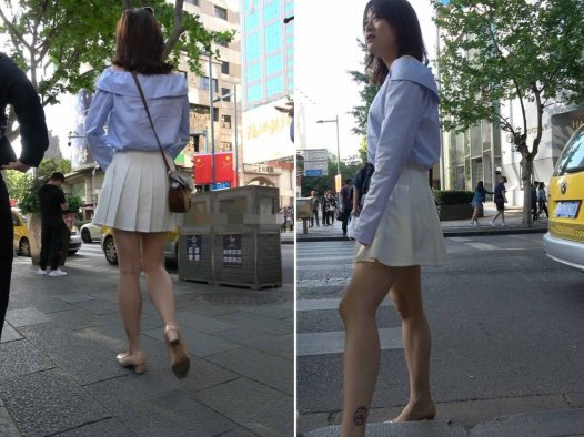 4K – 街拍白色短裙美眉 [991 MB/MP4]