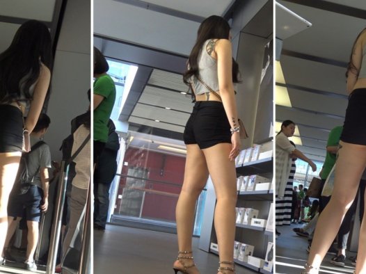 4k超清，超短热裤性感纹身抽烟的女孩！[3.81 GB]