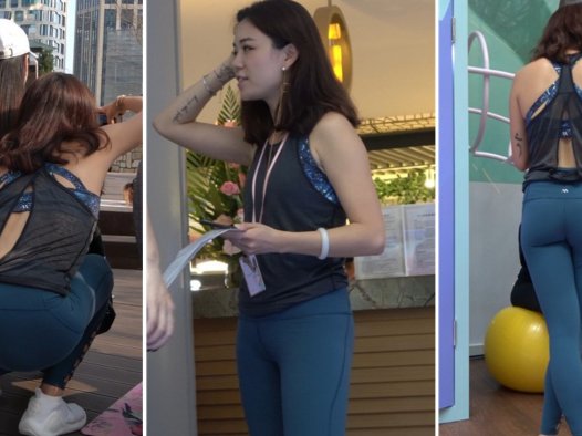 4k超清，极品丰臀蓝色紧身弹力裤美女 [3.24 GB]