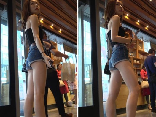 4k-街拍长腿热裤美颜漂亮小姐姐美女 [1.95 GB]