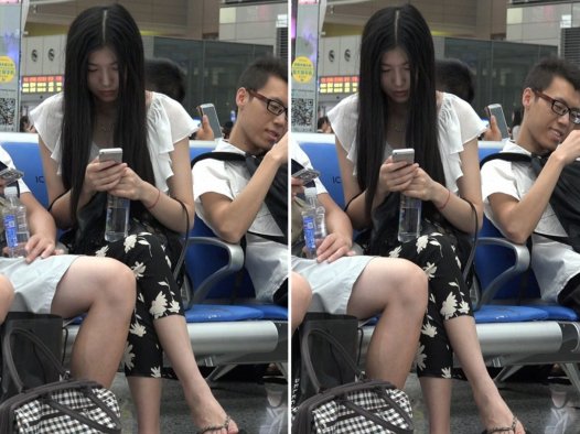 4K 人字拖裸足长发妹纸 [900 MB]