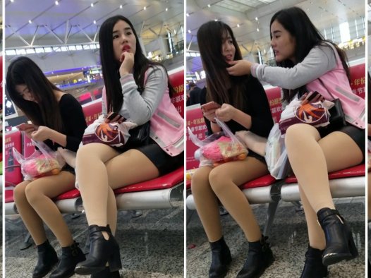 4k-极品肉丝袜打底裤高颜值美眉