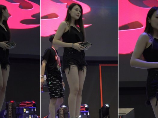 4K – 特写美腿showgirl少女的每一寸肌肤 [864 MB]