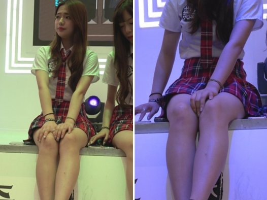 制服小清新楚楚动人的美腿少女