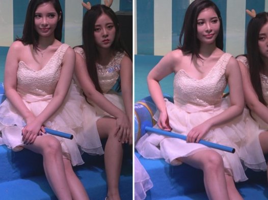 甜美公主裙小美女,粉嫩酥胸微露乳沟很诱惑