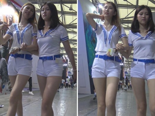 4k-chinajoy展会现场的各种大长腿制服妹子